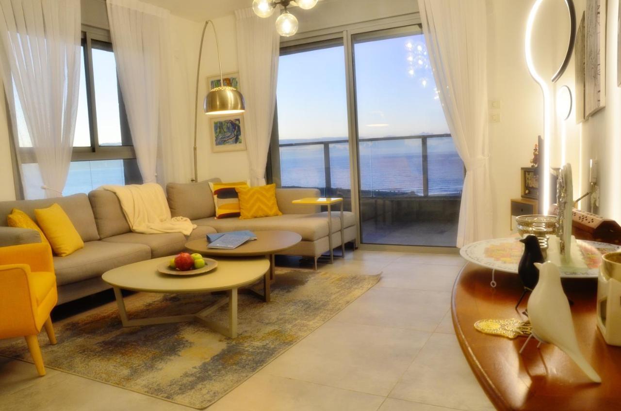 Amazing Sea View, Steps To Beach, Near Tel-Aviv Bat Jam Exteriér fotografie
