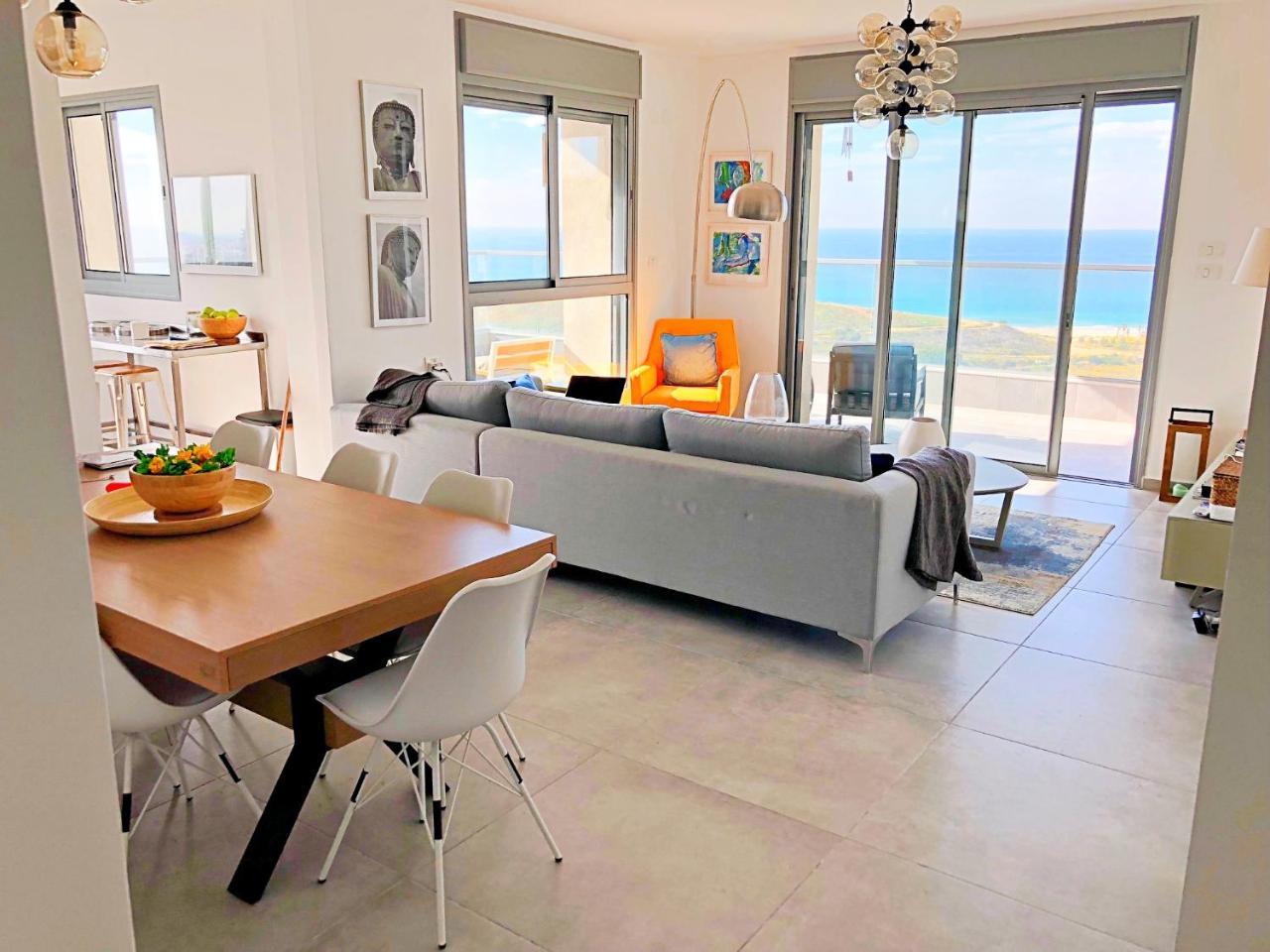 Amazing Sea View, Steps To Beach, Near Tel-Aviv Bat Jam Exteriér fotografie